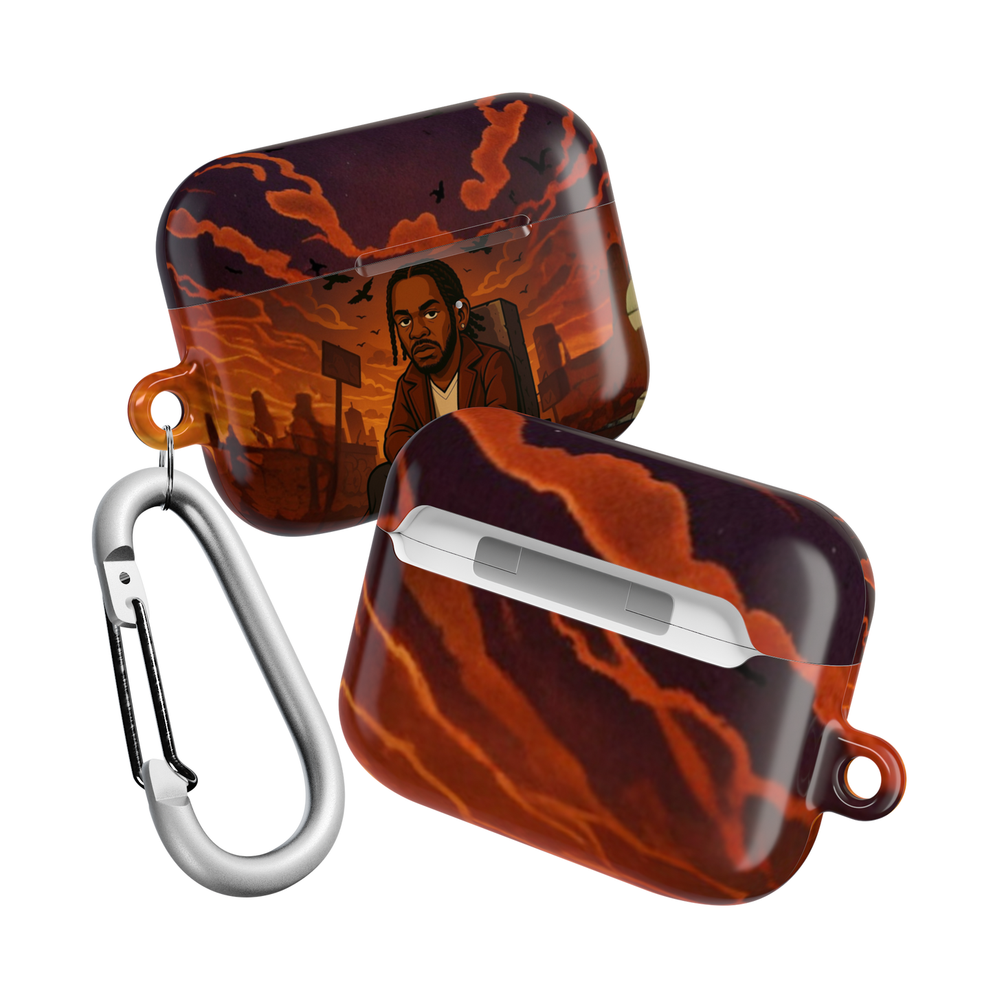 "Burned World" AirPodCase