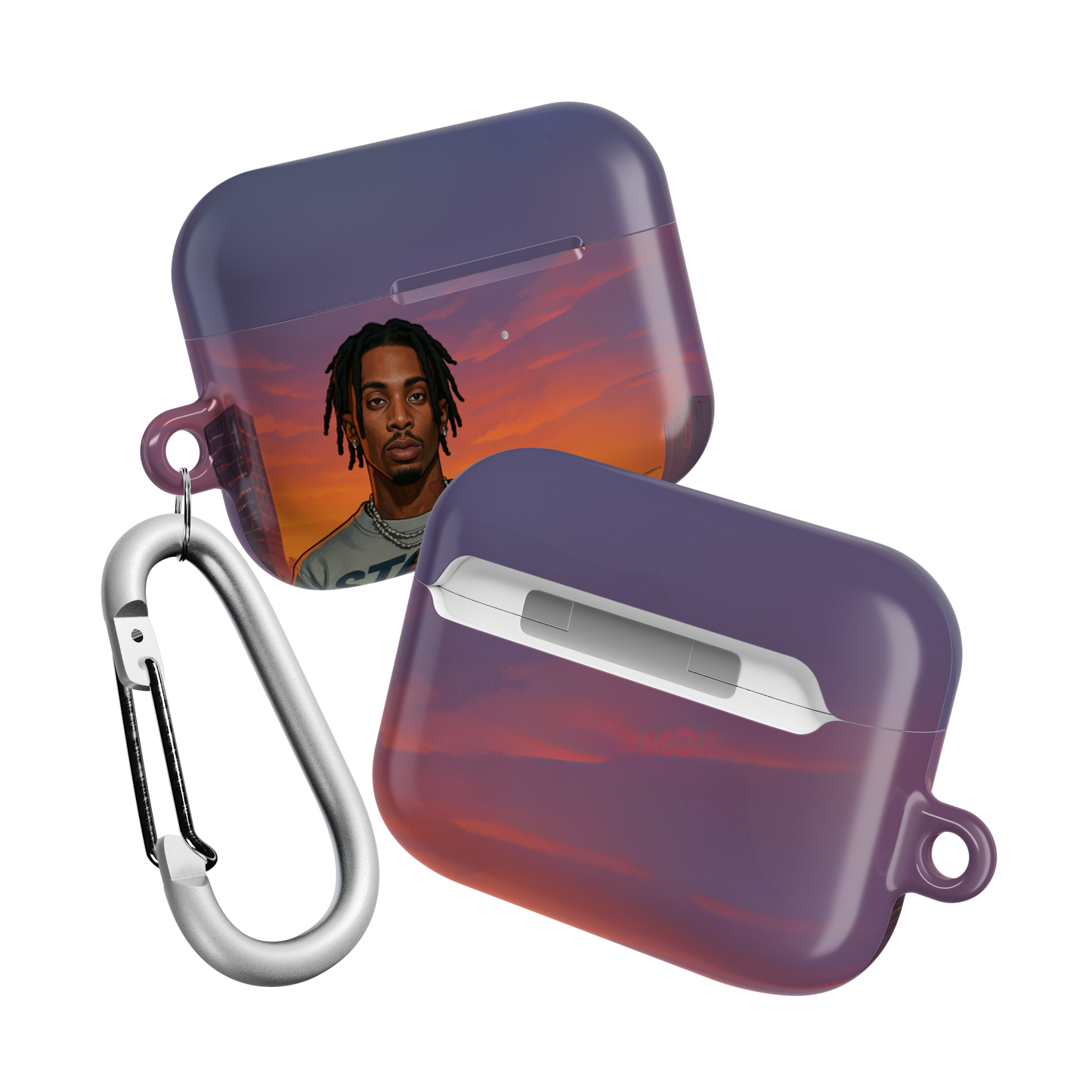 "Purple Sunset" AirPodCase